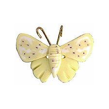 Stoney Creek, Buttons, SB039, Speckled Yellow Butterfly, 1 pc