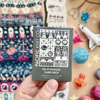 Pacific Knit Co, Doodle Card Deck, Sci-Fi (Aliens, UFOs, Robots)