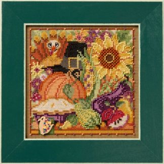 Mill Hill, Counted Glass Bead Cross Stitch Kit, Fall Collage, MH142621