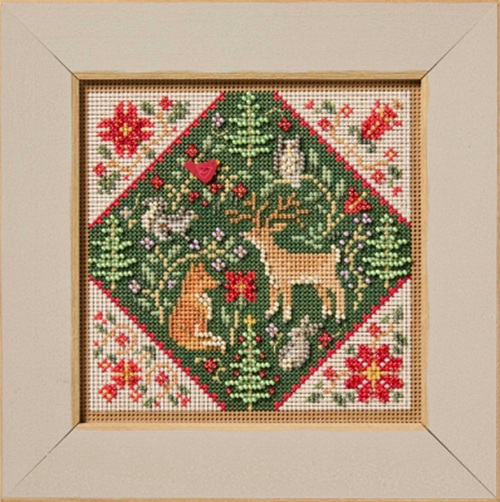 Mill Hill, Counted Glass Bead Cross Stitch Kit, Forest Folk Art, MH142632