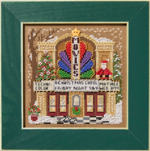 Mill Hill, Counted Glass Bead Cross Stitch Kit, Movie Theater, MH142636