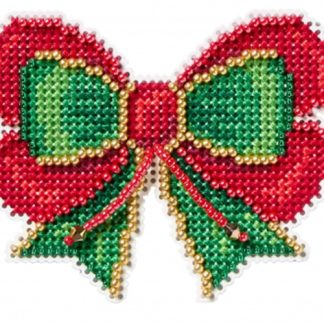 Mill Hill, Beaded Cross Stitch Kit, Holiday Bow, MH1826233
