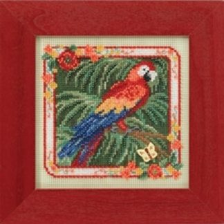 Mill Hill, Counted Glass Bead Cross Stitch Kit, Parrot, MH144101