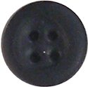 Stoney Creek, Buttons, SB027BKXS, Simple Button, Black, Extra Small, 1 pc
